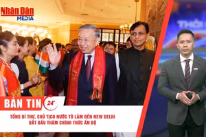 [Video] Thời sự 24h ngày 5/5: Tổng Bí thư, Chủ tịch nước Tô Lâm đến New Delhi bắt đầu thăm chính thức Ấn Độ