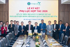 Cục Trồng trọt và Bảo vệ thực vật (Bộ Nông nghiệp và Môi trường) và Hiệp hội CropLife Việt Nam ký kết phụ lục hoạt động hợp tác năm 2026.