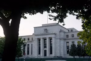 Trụ sở Cục Dự trữ Liên bang Mỹ tại Washington, D.C. (Ảnh: THX/TTXVN)