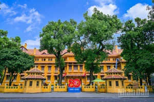 Trụ sở Bộ Ngoại giao. (Ảnh: BẢO LONG)