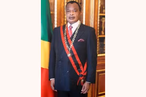 Chân dung ngài Denis Sassou Nguesso, Tổng thống Cộng hòa Congo. (Ảnh: Presidence.cg)