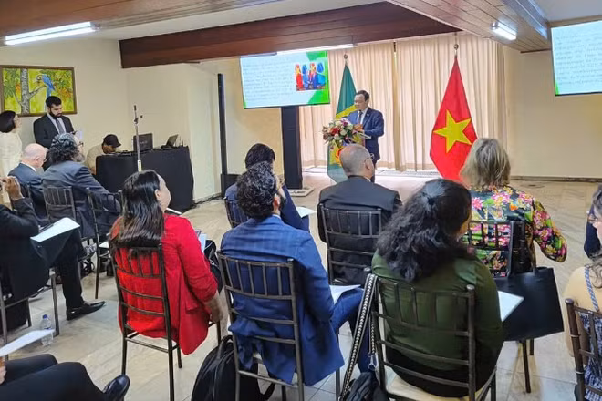 Quang cảnh Hội thảo “Cơ hội phát triển chuỗi giá trị Nông nghiệp thông minh Việt Nam-Brazil 2025".