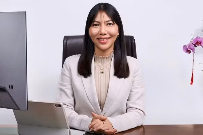 Chị Mina Trần – Nhà sáng lập, Tổng Giám đốc Công ty Mina Prime Properties ở Dubai và Abu Dhabi. (Ảnh do nhân vật cung cấp).