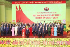 Ban Chấp hành Đảng bộ tỉnh Quảng Ngãi nhiệm kỳ 2025-2030.