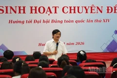 Đồng chí Nguyễn Hoài Anh, Bí thư Chi bộ Khoa Giáo dục Tiểu học, khẳng định việc tổ chức sinh hoạt chuyên đề hướng tới Đại hội XIV nhằm tạo sự thống nhất về nhận thức, củng cố niềm tin, đồng thời nâng cao tinh thần trách nhiệm của mỗi đảng viên.