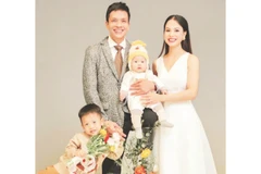 Gia đình nhỏ của anh Đoàn Ngọc Bảo và chị Nguyễn Thị Lệ Thu.