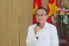 Giám đốc Sở Giáo dục và Đào tạo tỉnh Quảng Ngãi Nguyễn Ngọc Thái thông tin một số nội dung liên quan đến công tác chuẩn bị cho kỳ thi tốt nghiệp trung học phổ thông năm 2025.