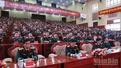 Quang cảnh lễ tốt nghiệp.
