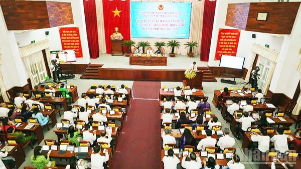 Kỳ họp thứ 29 Hội đồng nhân dân tỉnh Hậu Giang khóa X, nhiệm kỳ 2021-2026.