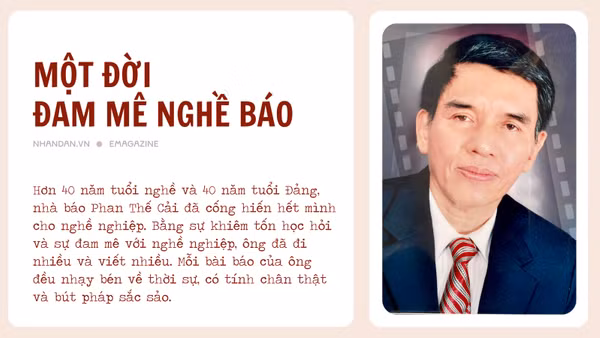 Một đời đam mê nghề báo