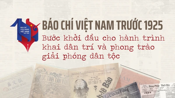 Báo chí Việt Nam trước 1925: Bước khởi đầu cho hành trình khai dân trí và phong trào giải phóng dân tộc