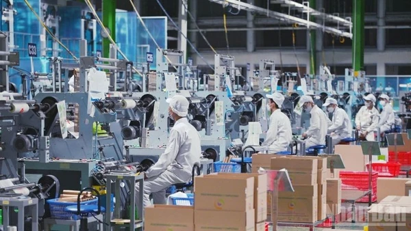 Nâng cao hiệu quả hoạt động, sản xuất kinh doanh của doanh nghiệp, góp phần thúc đẩy tăng trưởng kinh tế vĩ mô đạt mục tiêu trên 8% năm 2025. (Ảnh: HNV)