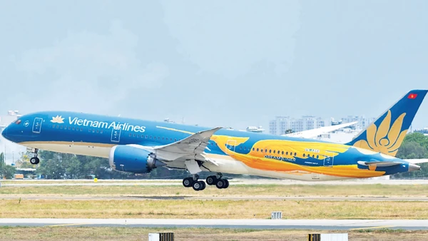 Máy bay mới, hiện đại của Vietnam Airlines.