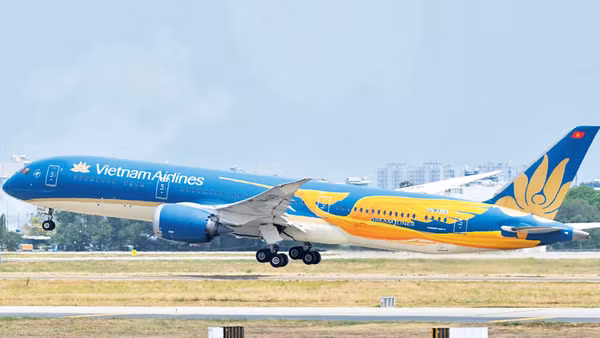 Máy bay mới, hiện đại của Vietnam Airlines.