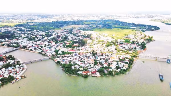 Một góc Cù lao Phố, phường Trấn Biên, tỉnh Đồng Nai.