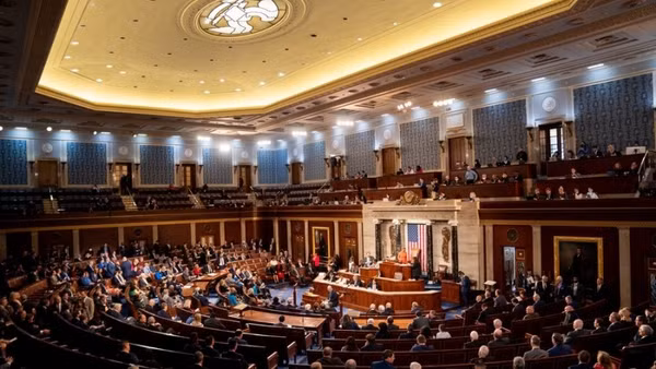 Toàn cảnh một phiên họp của Hạ viện Mỹ ở Washington DC. (Ảnh: Tân Hoa xã)