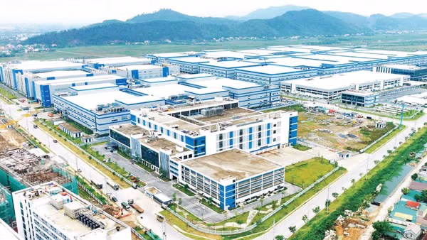 Một góc Khu công nghiệp VSIP Nghệ An.