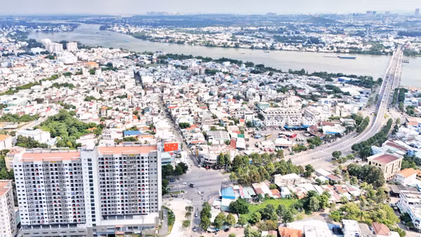 Một góc đô thị phường Trấn Biên, tỉnh Đồng Nai.