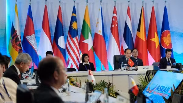 Quang cảnh Hội nghị Bộ trưởng Ngoại giao ASEAN-New Zealand ở Philippines. (Ảnh: BỘ NGOẠI GIAO)
