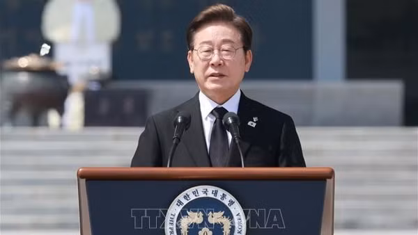 Tổng thống Hàn Quốc Lee Jae Myung. (Ảnh: Yonhap/TTXVN)