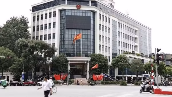 Trụ sở phường Ngọc Hà. (Ảnh: Lê Đông)