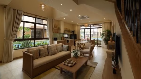 Không gian sống được thiết kế hài hòa giữa công năng và thẩm mỹ, tối ưu trải nghiệm sinh hoạt.