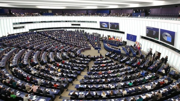 Toàn cảnh phiên họp Nghị viện châu Âu tại Strasbourg, Pháp. (Ảnh tư liệu: THX/TTXVN)