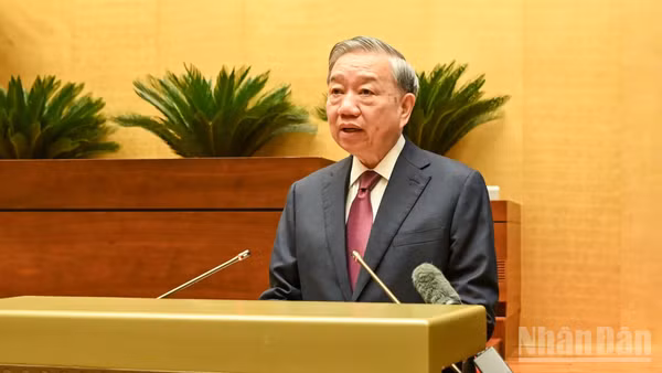 Tổng Bí thư, Chủ tịch nước Tô Lâm phát biểu chỉ đạo hội nghị. (Ảnh: DUY LINH)