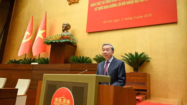 Tổng Bí thư, Chủ tịch nước Tô Lâm phát biểu chỉ đạo tại hội nghị. (Ảnh: DUY LINH)