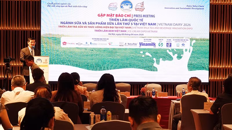 Gặp mặt báo chí giới thiệu Triển lãm quốc tế ngành sữa và sản phẩm sữa lần thứ 5 tại Việt Nam.