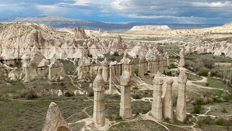 Vẻ đẹp siêu thực của thung lũng nấm đá Cappadocia.