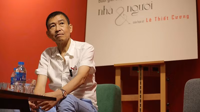 Họa sĩ Lê Thiết Cương.