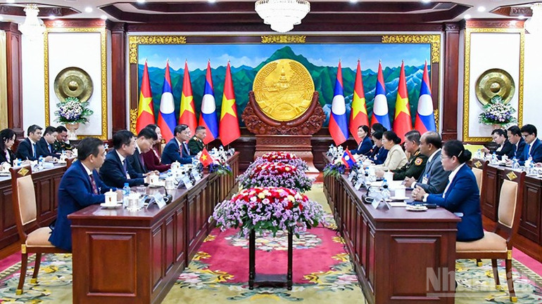 Quang cảnh Hội đàm. (Ảnh: HẢI TIẾN) ndo_br_3-172.jpg