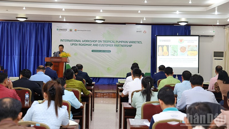 Quang cảnh hội thảo. (Ảnh: Hải Tiến) ndo_br_1.jpg