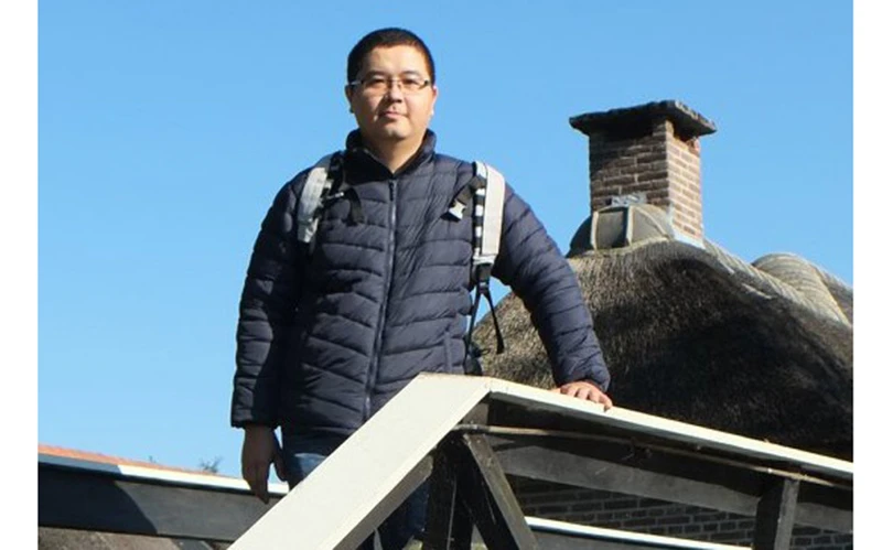 Nghiên cứu viên Lê Hoàng Đức, Viện Công nghệ sinh học, Viện Hàn lâm Khoa học và Công nghệ Việt Nam.