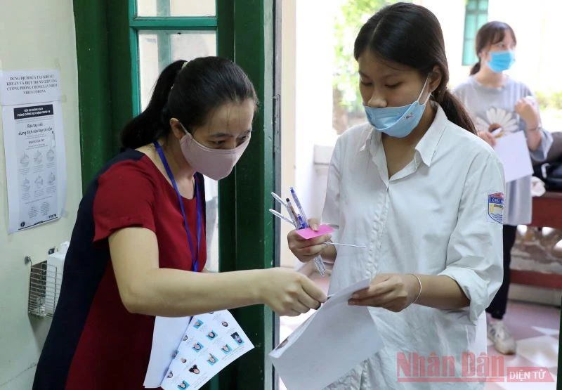 Hình ảnh tại Kỳ thi tốt nghiệp THPT 2020 (Ảnh: THỦY NGUYÊN)