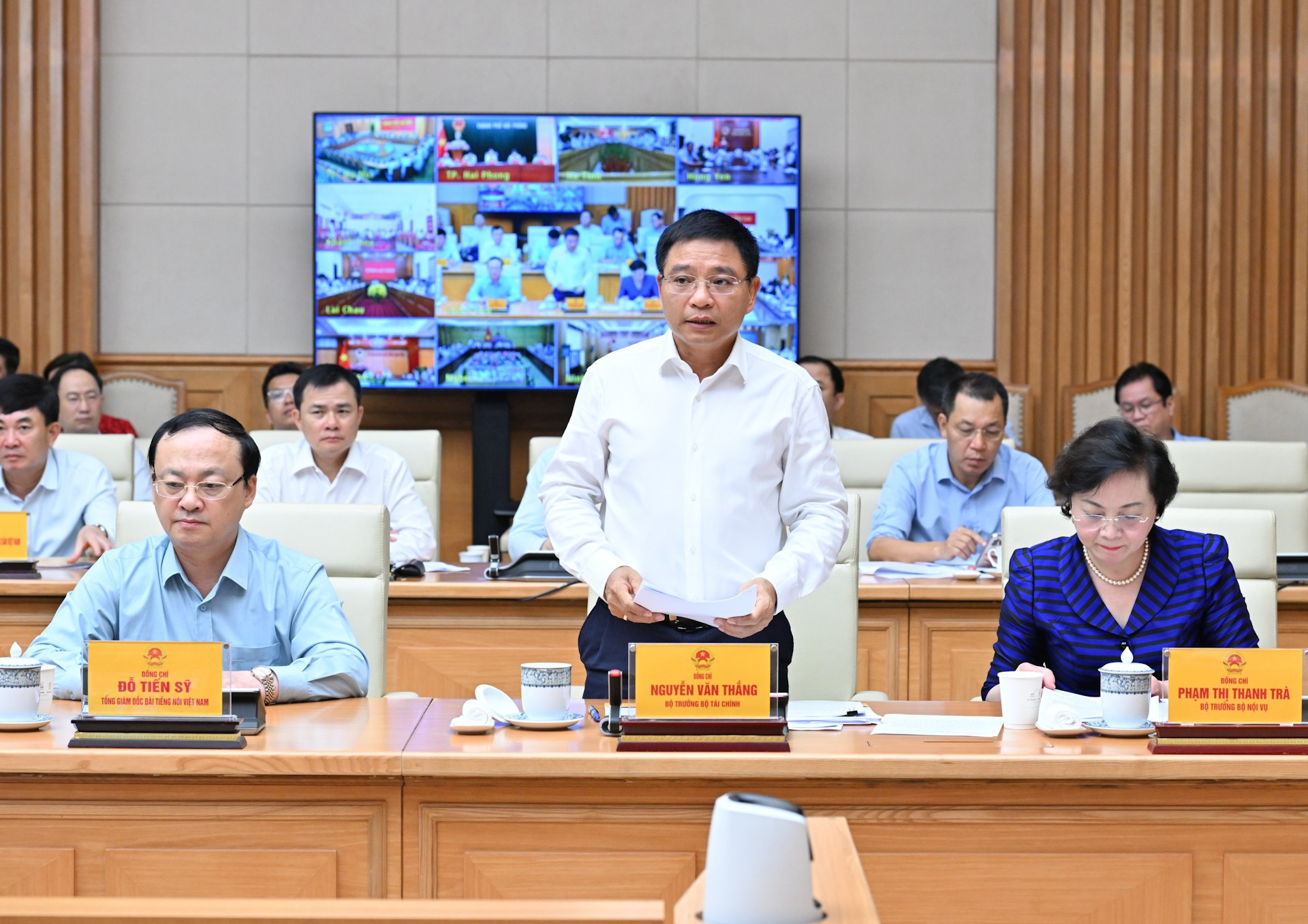 Bộ trưởng Tài chính Nguyễn Văn Thắng phát biểu. dsc-5100.jpg
