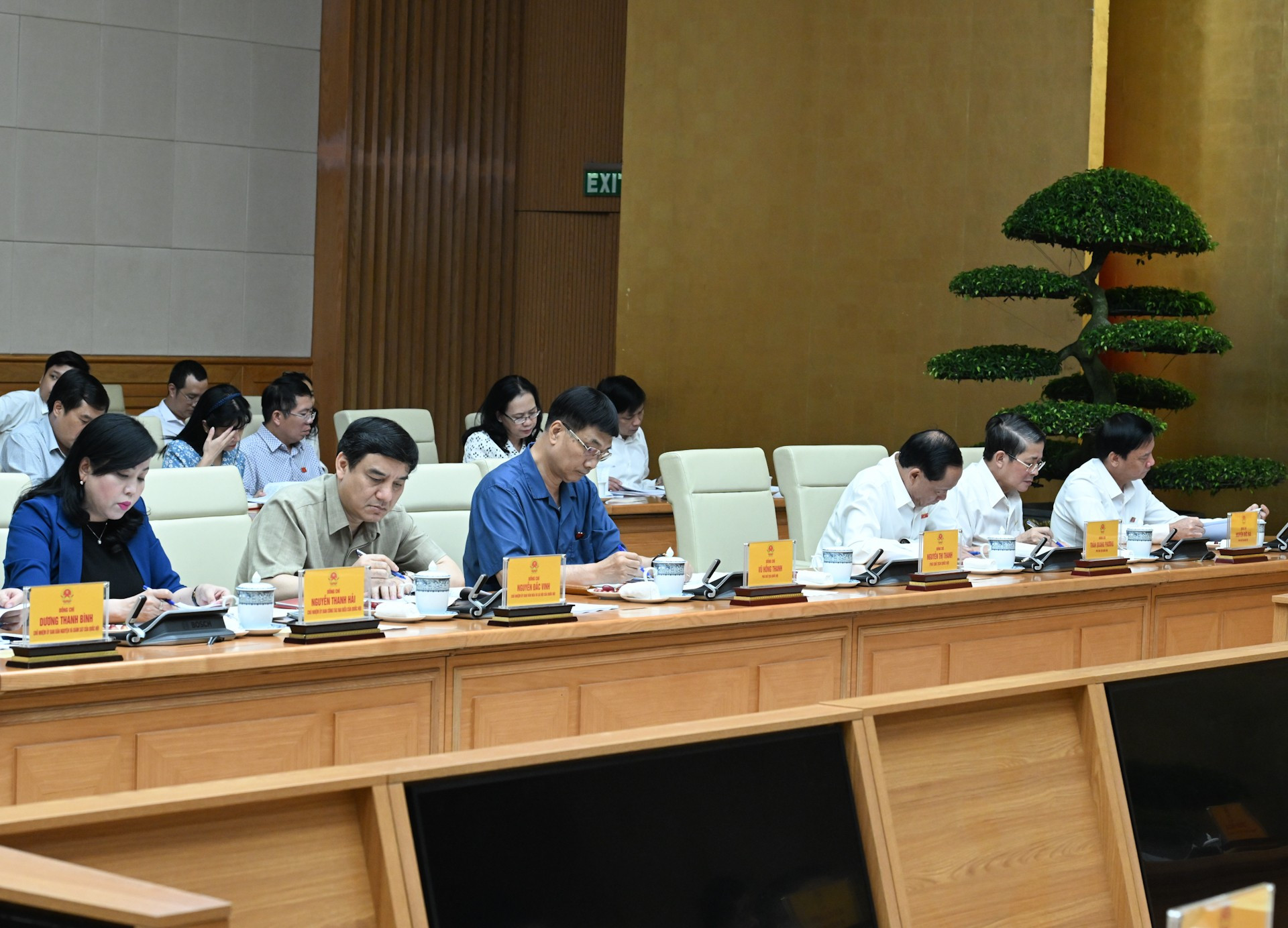 Vizepräsidenten der Nationalversammlung, Mitglieder des Ständigen Ausschusses der Nationalversammlung und Delegierte, die an der Konferenz teilnehmen. dsc-6950.jpg