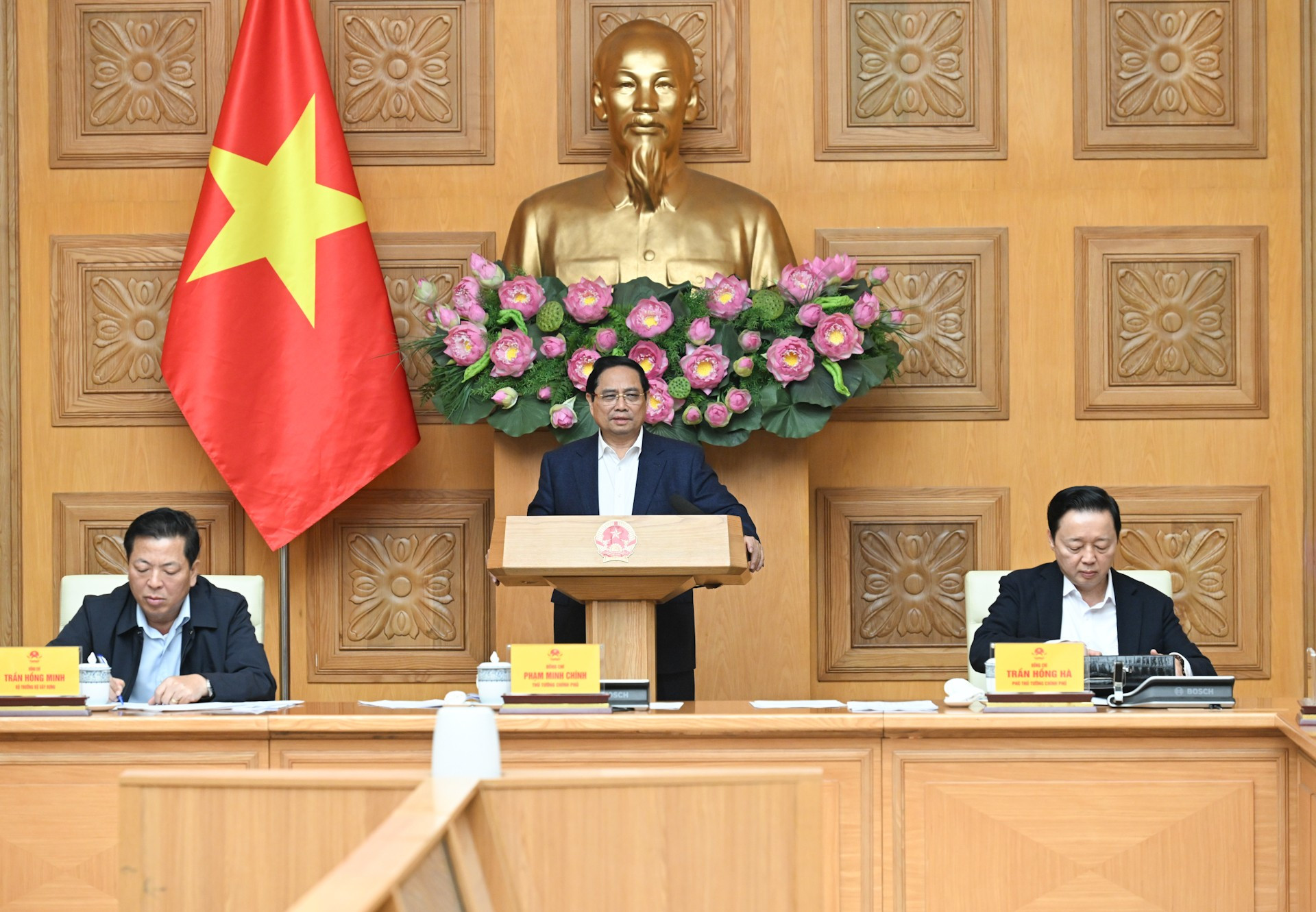 Thủ tướng Phạm Minh Chính dự và phát biểu chỉ đạo Hội nghị.