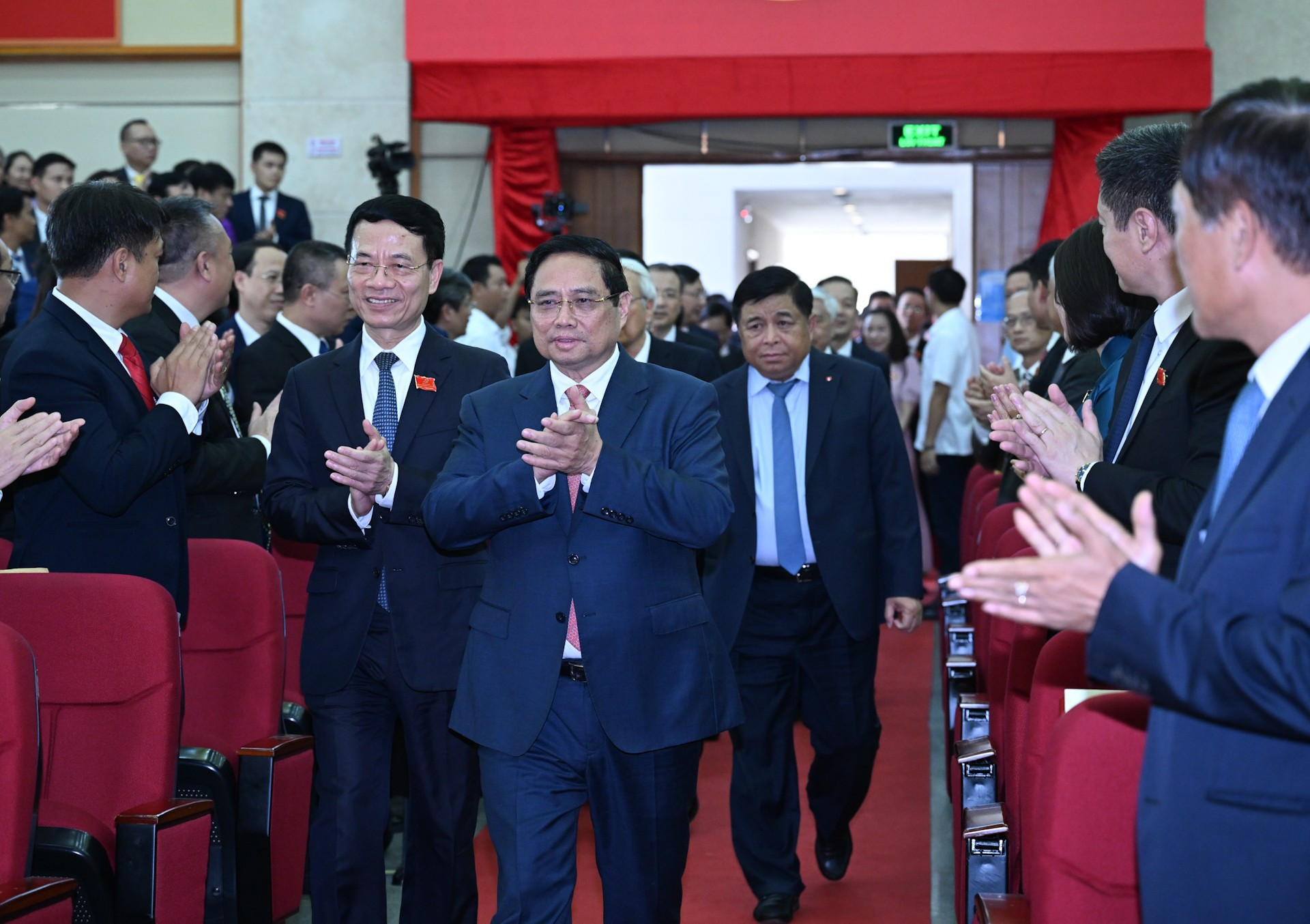 Thủ tướng Phạm Minh Chính đến dự Đại hội Đảng bộ Bộ Khoa học và Công nghệ. dsc-8690.jpg