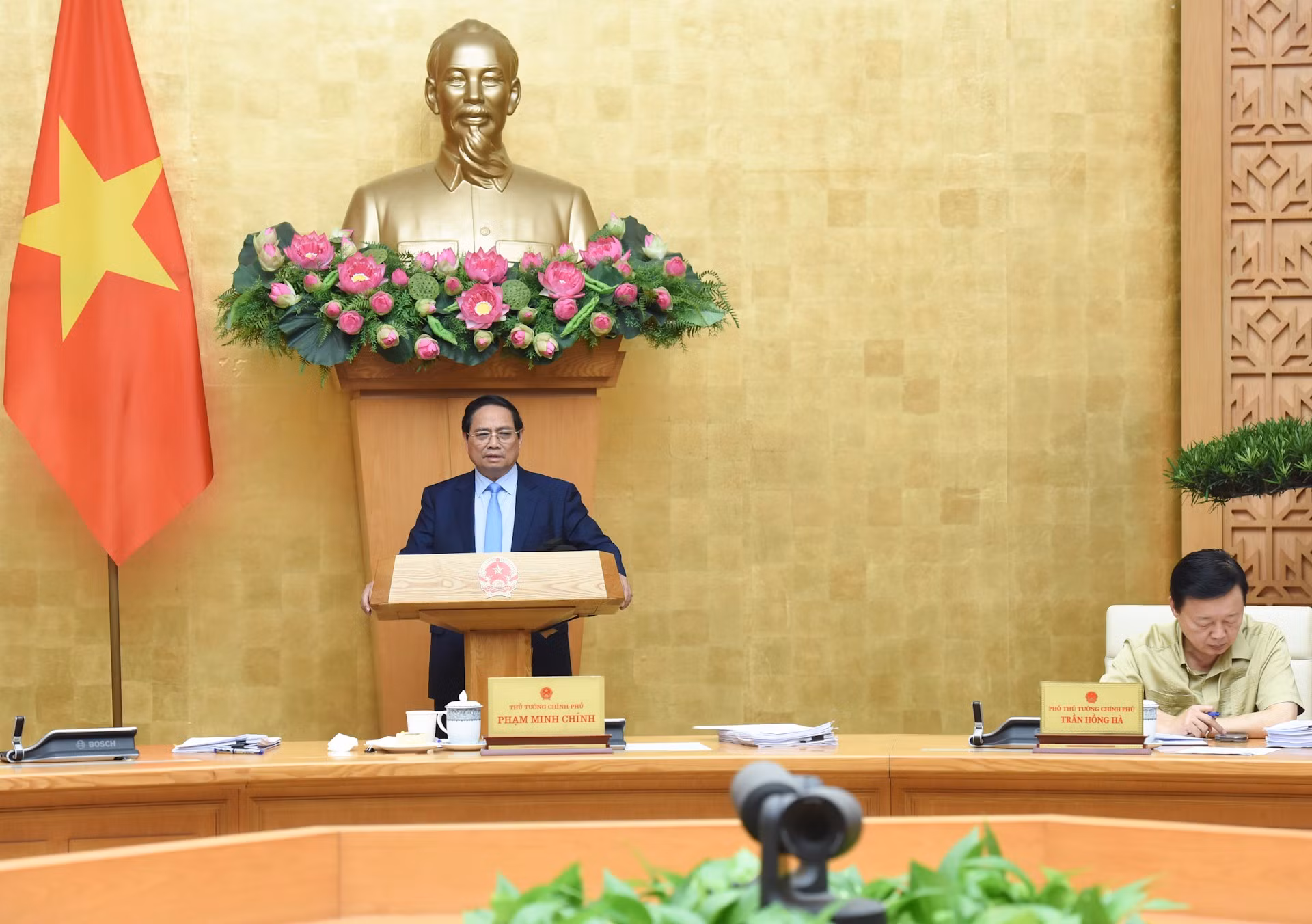 Thủ tướng Phạm Minh Chính chủ trì Phiên họp Chính phủ chuyên đề về xây dựng pháp luật tháng 6.