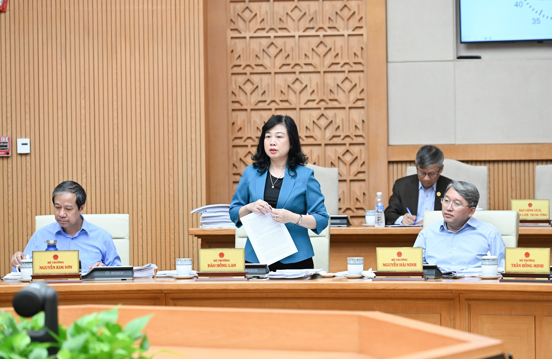 Bộ trưởng Y tế Đào Hồng Lan phát biểu. dsc-1010.jpg