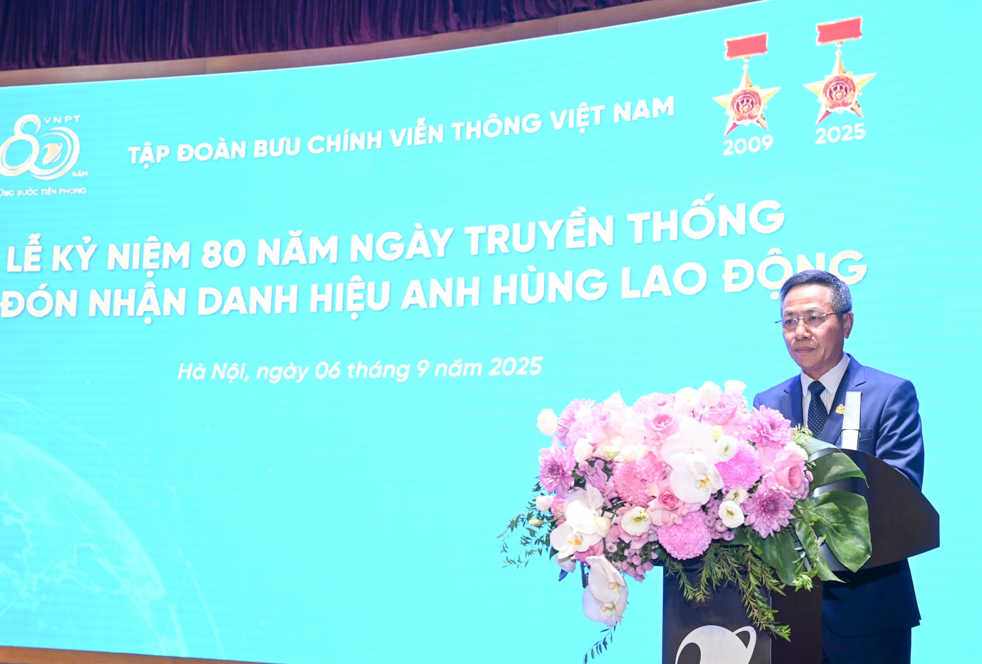 Chủ tịch Hội đồng Thành viên Tập đoàn Bưu chính Viễn thông Việt Nam Tô Dũng Thái phát biểu. dsc-1425.jpg