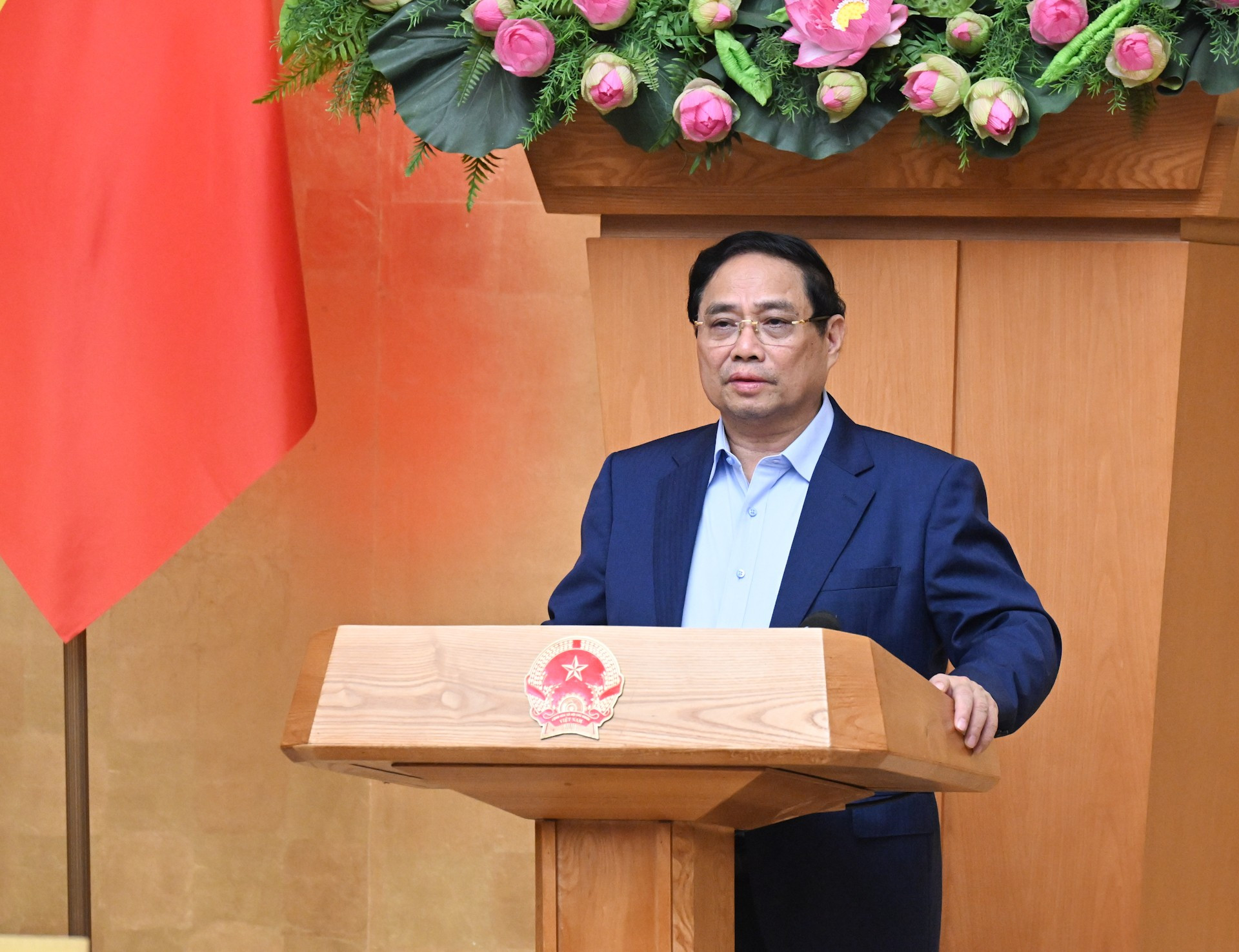 Thủ tướng Phạm Minh Chính phát biểu chỉ đạo tại hội nghị. dsc-8221.jpg
