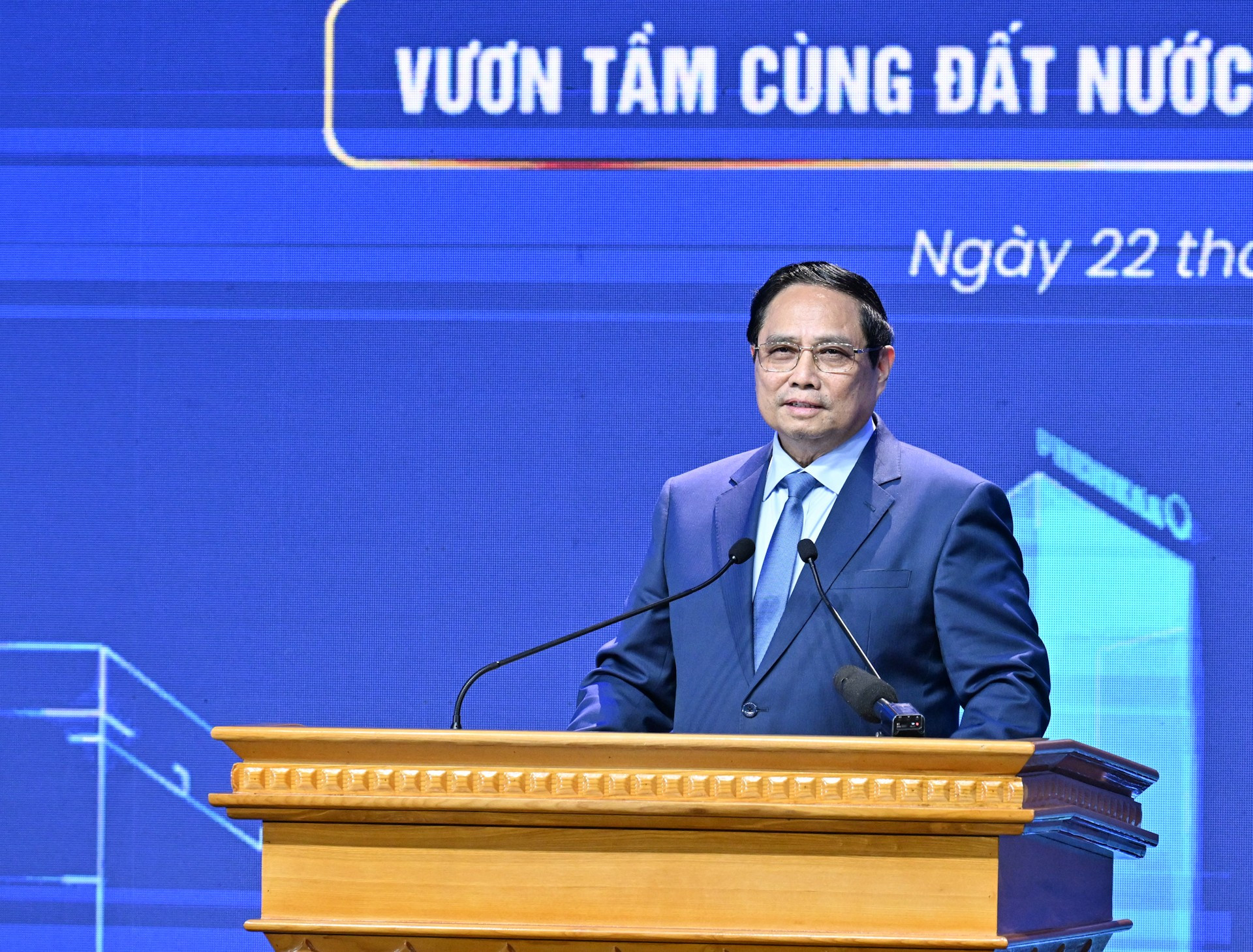 Thủ tướng Phạm Minh Chính phát biểu tại buổi lễ. dsc-6846.jpg