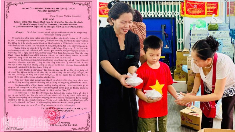 Thư ngỏ từ Giảng Võ: Ai cũng có thể góp sức cho ngày hội non sông