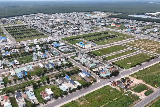 Một góc khu tái định cư Lộc An-Bình Sơn, tỉnh Đồng Nai.