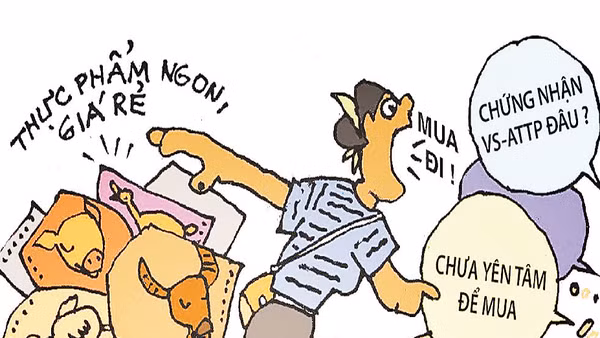 Góc biếm họa: Tránh xa thực phẩm không rõ nguồn gốc 