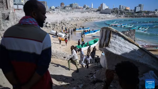 Người dân ở Mogadishu, Somalia. (Ảnh: Tân Hoa xã)