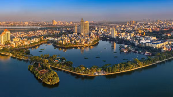 Một góc Thủ đô Hà Nội. (Ảnh: BÙI NGỌC CƯỜNG)